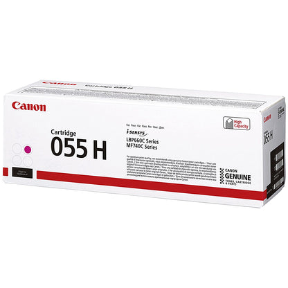 Canon 055H Toner Cartridge High Yield Magenta 3018C002