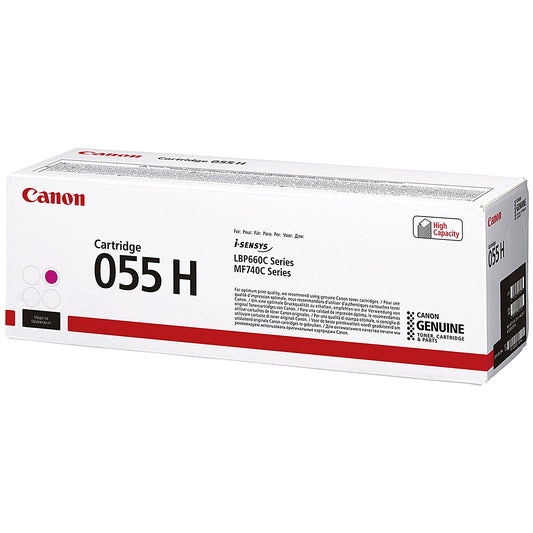 Canon 055H Toner Cartridge High Yield Magenta 3018C002