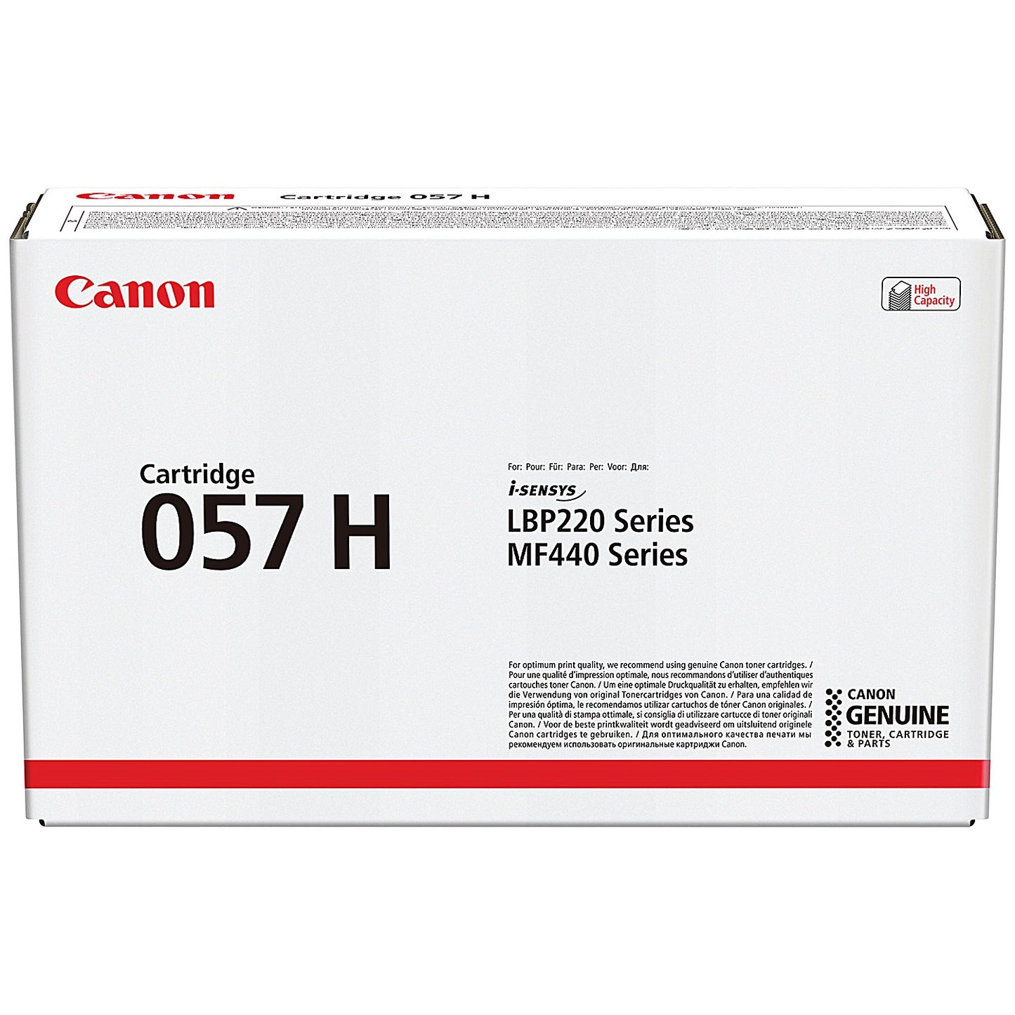 Canon 057H Toner Cartridge High Yield Black 3010C002