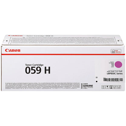 Canon 059H Toner Cartridge High Yield Magenta 3625C001