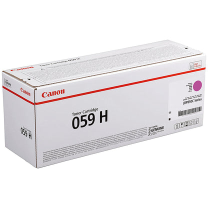 Canon 059H Toner Cartridge High Yield Magenta 3625C001