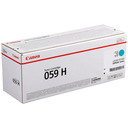 Canon 059H Toner Cartridge High Yield Cyan 3626C001