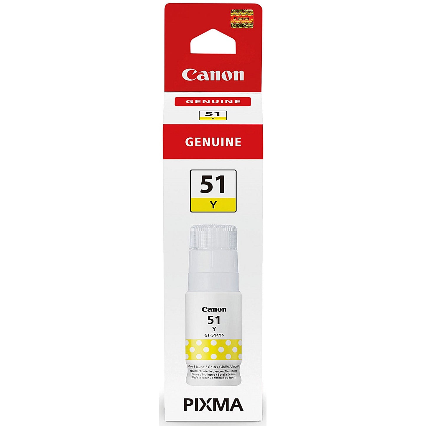 Canon GI-51Y Ink Bottle Yellow 4548C001