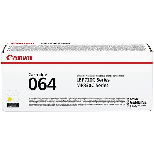 Canon 064Y Toner Cartridge Yellow 4931C001