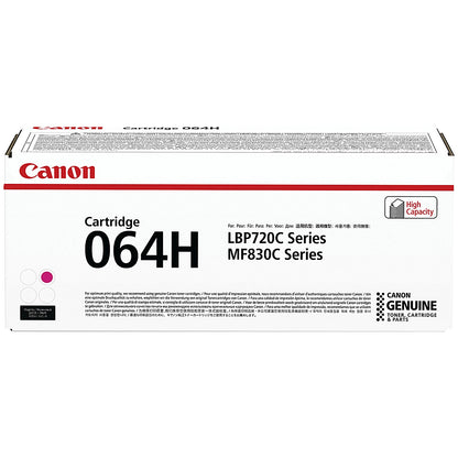 Canon 064H Toner Cartridge High Yield Magenta 4934C001