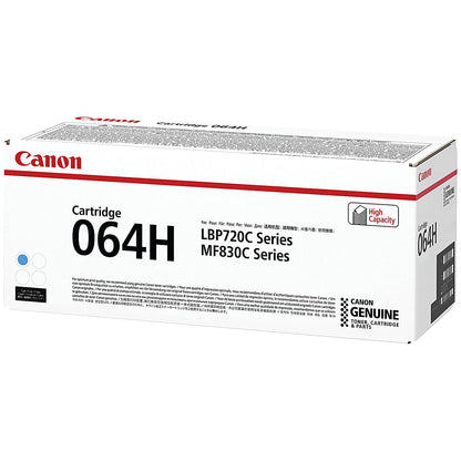 Canon 064H Toner Cartridge High Yield Cyan 4936C001