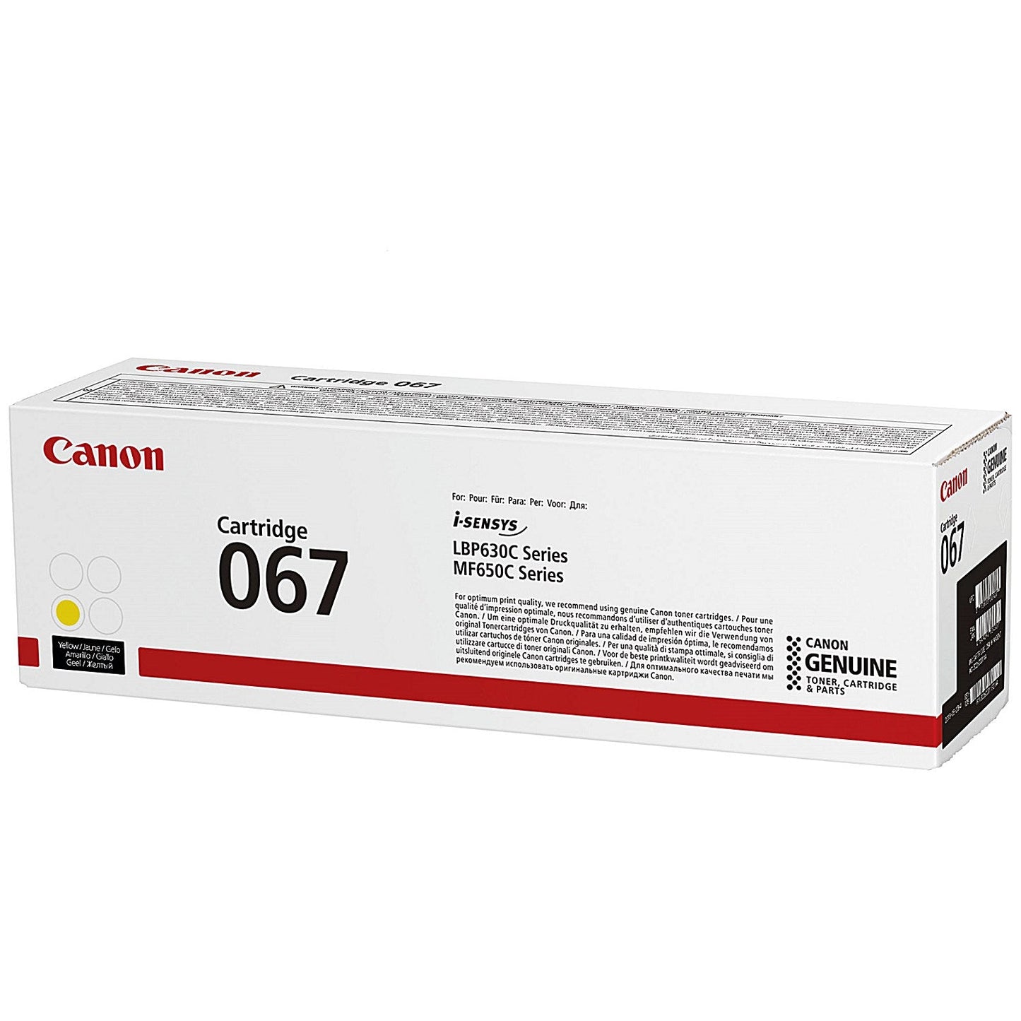 Canon 067Y Toner Cartridge Yellow 5099C002