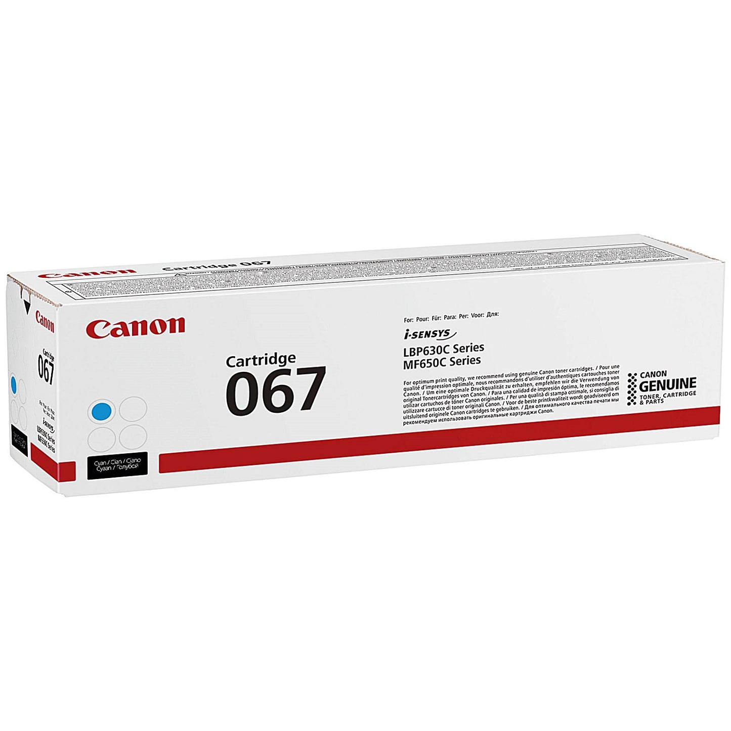 Canon 067C Toner Cartridge Cyan 5101C002