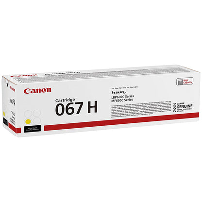 Canon 067H Toner Cartridge High Yield Yellow 5103C002