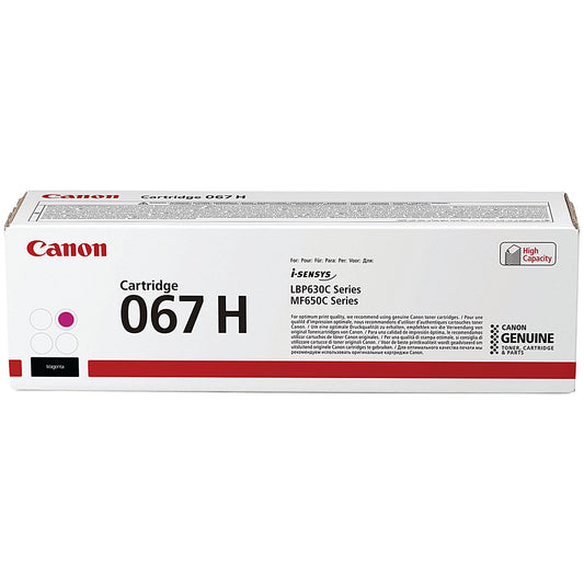 Canon 067H Toner Cartridge High Yield Magenta 5104C002