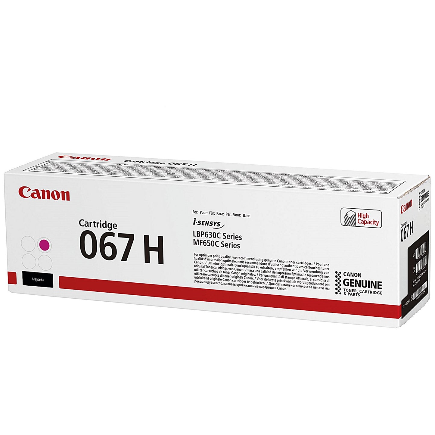Canon 067H Toner Cartridge High Yield Magenta 5104C002