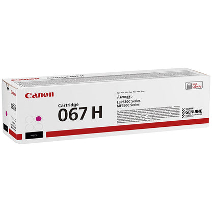 Canon 067H Toner Cartridge High Yield Magenta 5104C002