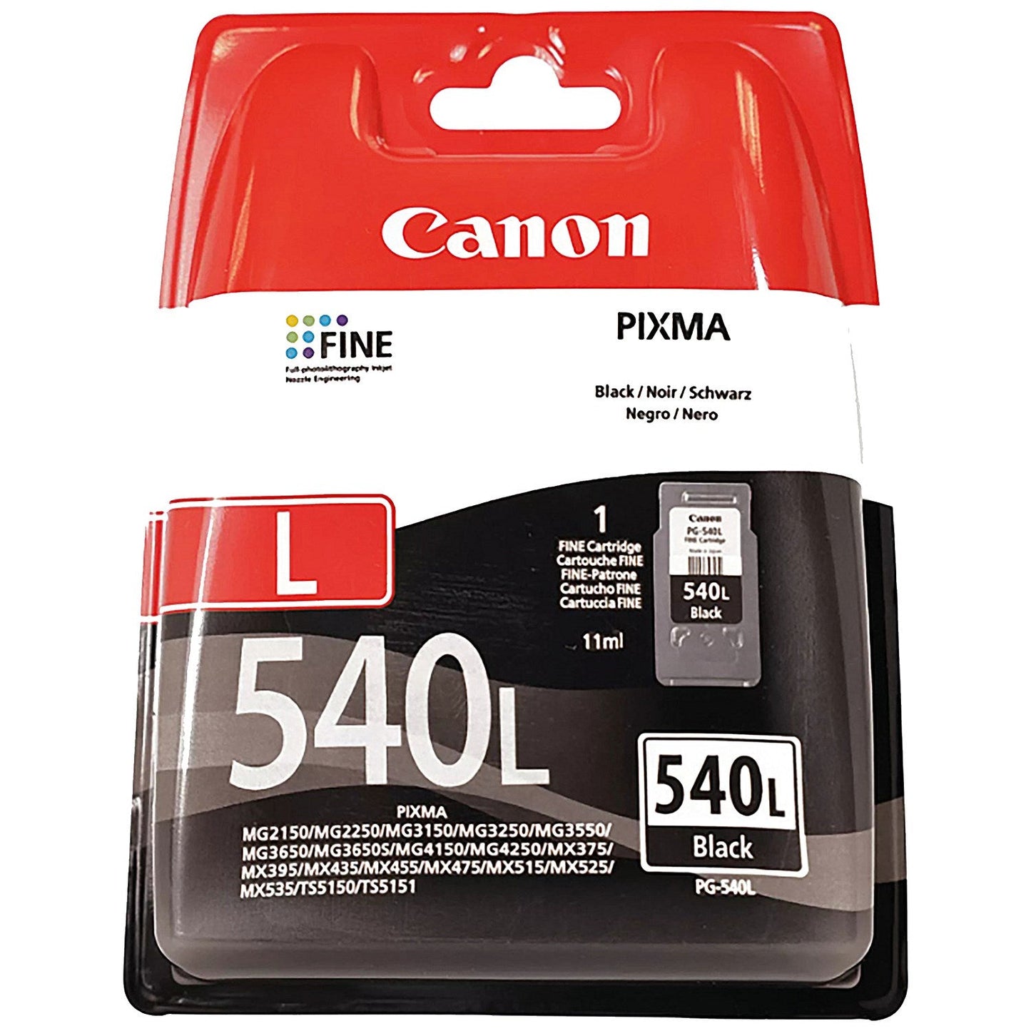 Canon PG-540L Ink Cartridge Black 5224B001