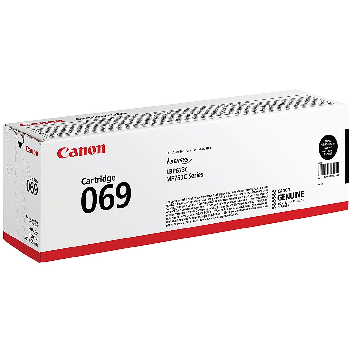 Canon 069BK Toner Cartridge Black 5094C002