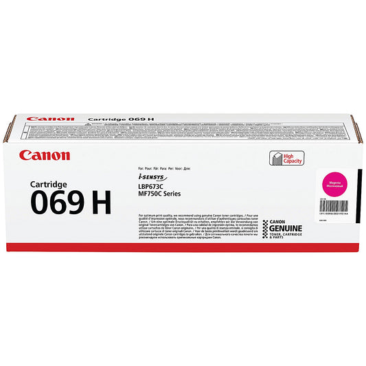 Canon 069H Toner Cartridge High Yield Magenta 5096C002