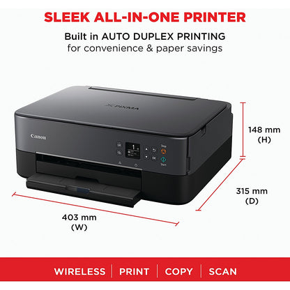 Canon Pixma TS5350i A4 Wireless Multifunction Colour Inkjet Photo Printer, Black