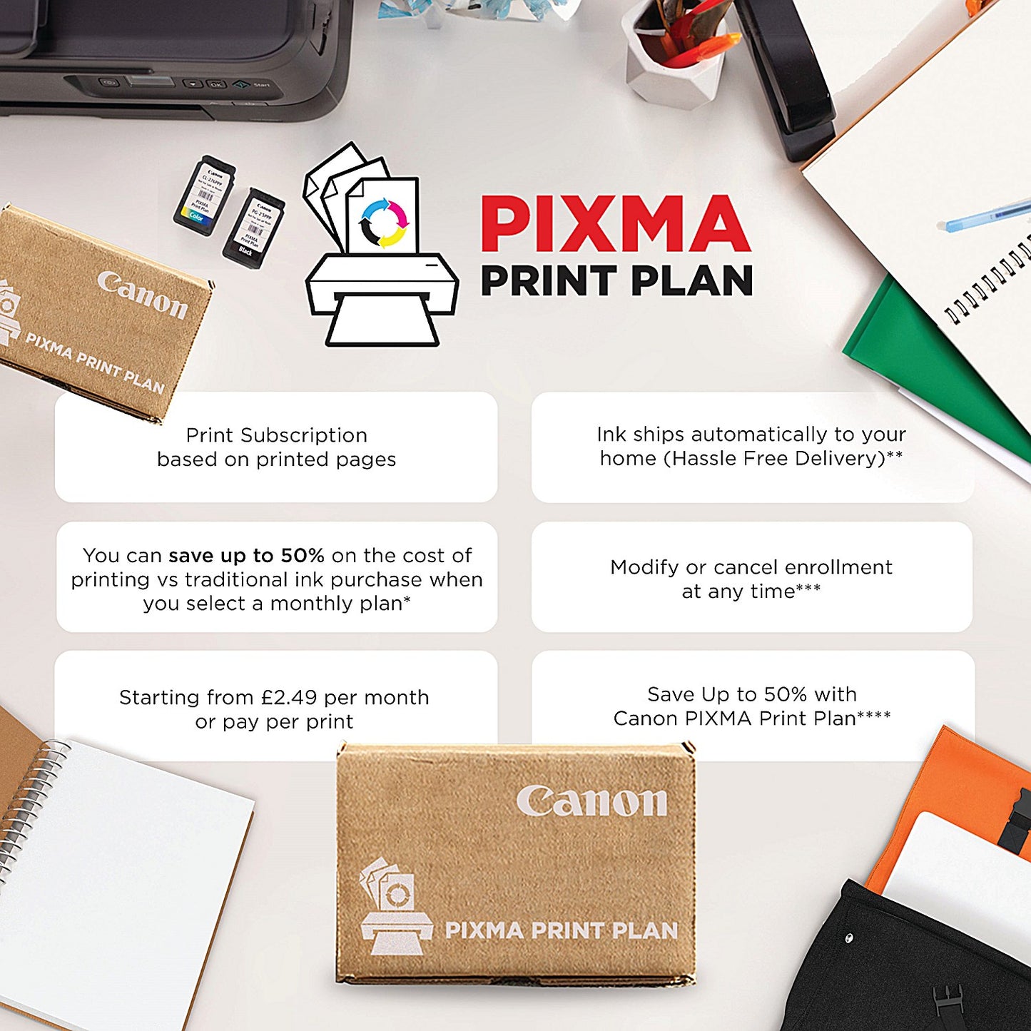 Canon Pixma TS5350i A4 Wireless Multifunction Colour Inkjet Photo Printer, Black