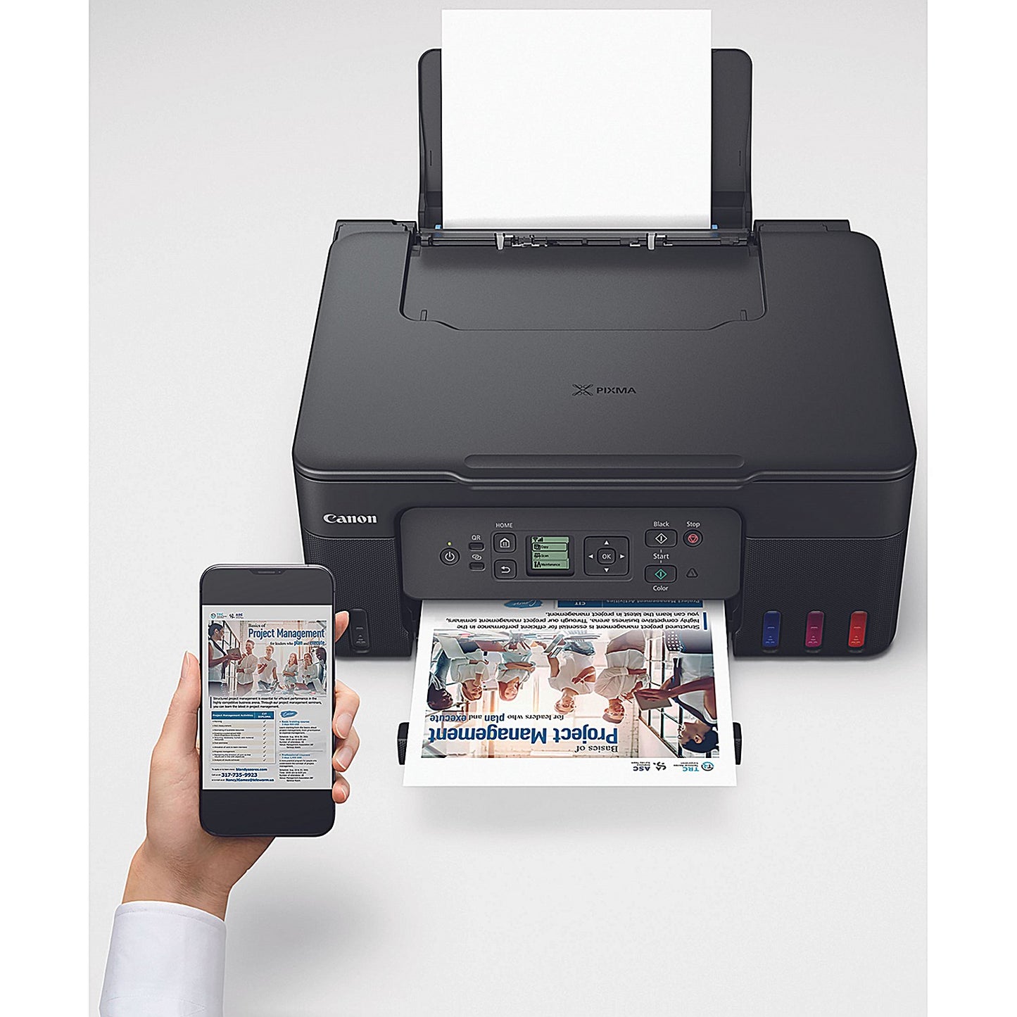 Canon Pixma G3570 A4 Wireless Multifunction Colour Inkjet Printer, Black