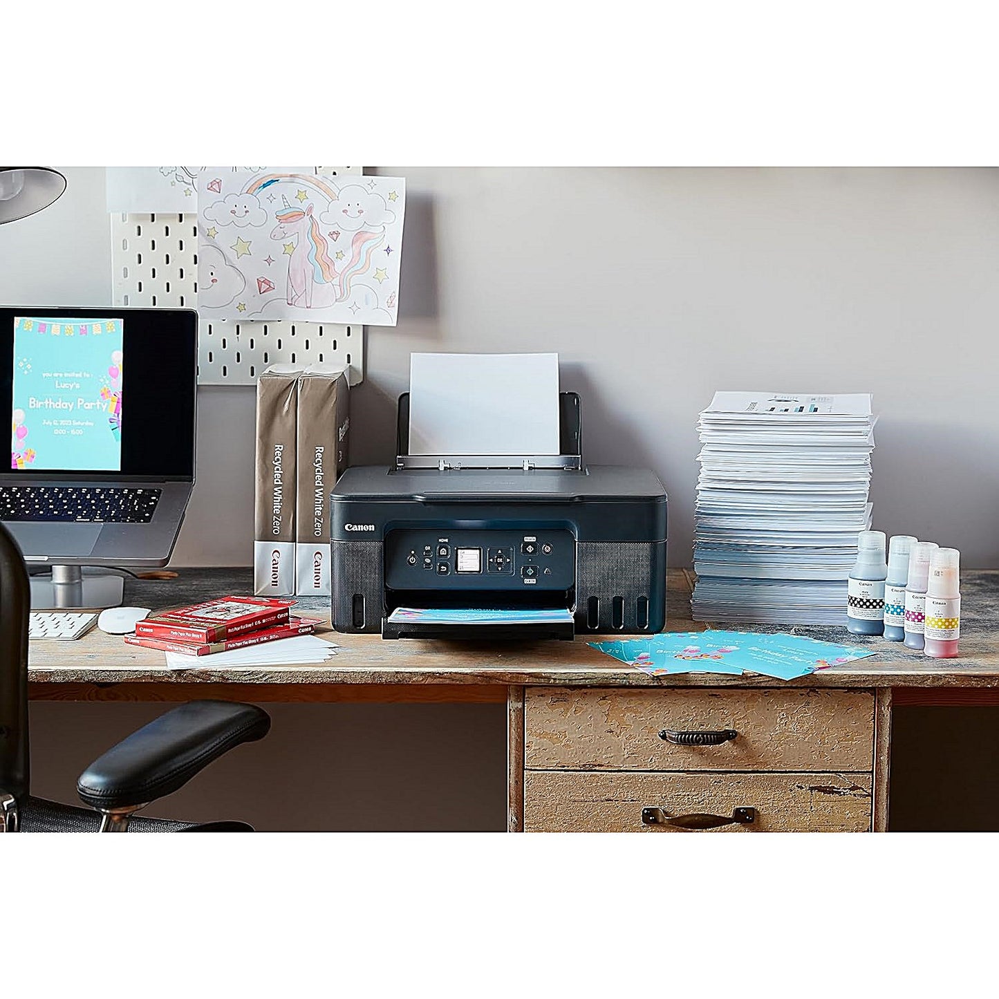 Canon Pixma G3570 A4 Wireless Multifunction Colour Inkjet Printer, Black