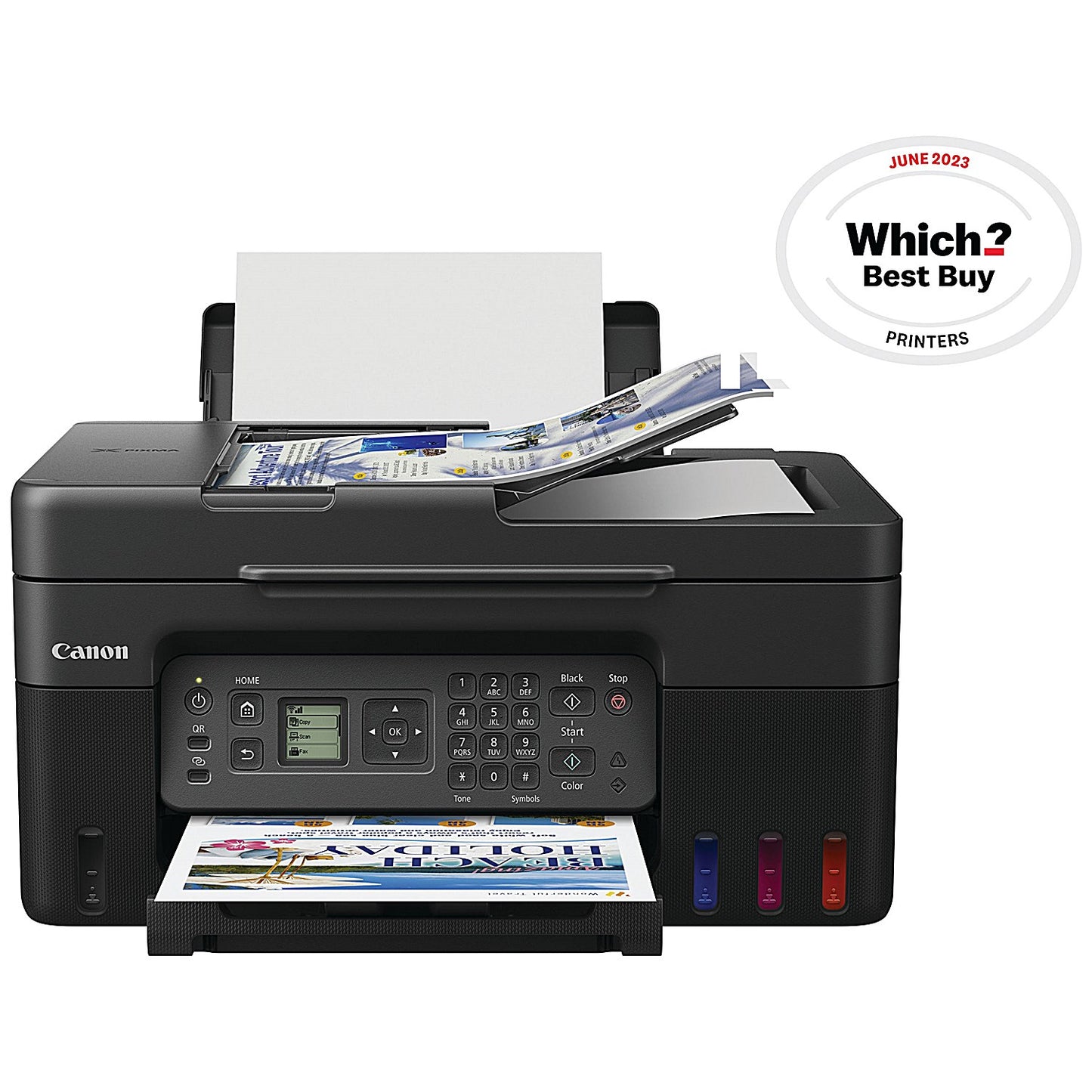 Canon Pixma G4570 A4 Wireless Multifunction Colour Inkjet Printer, Black