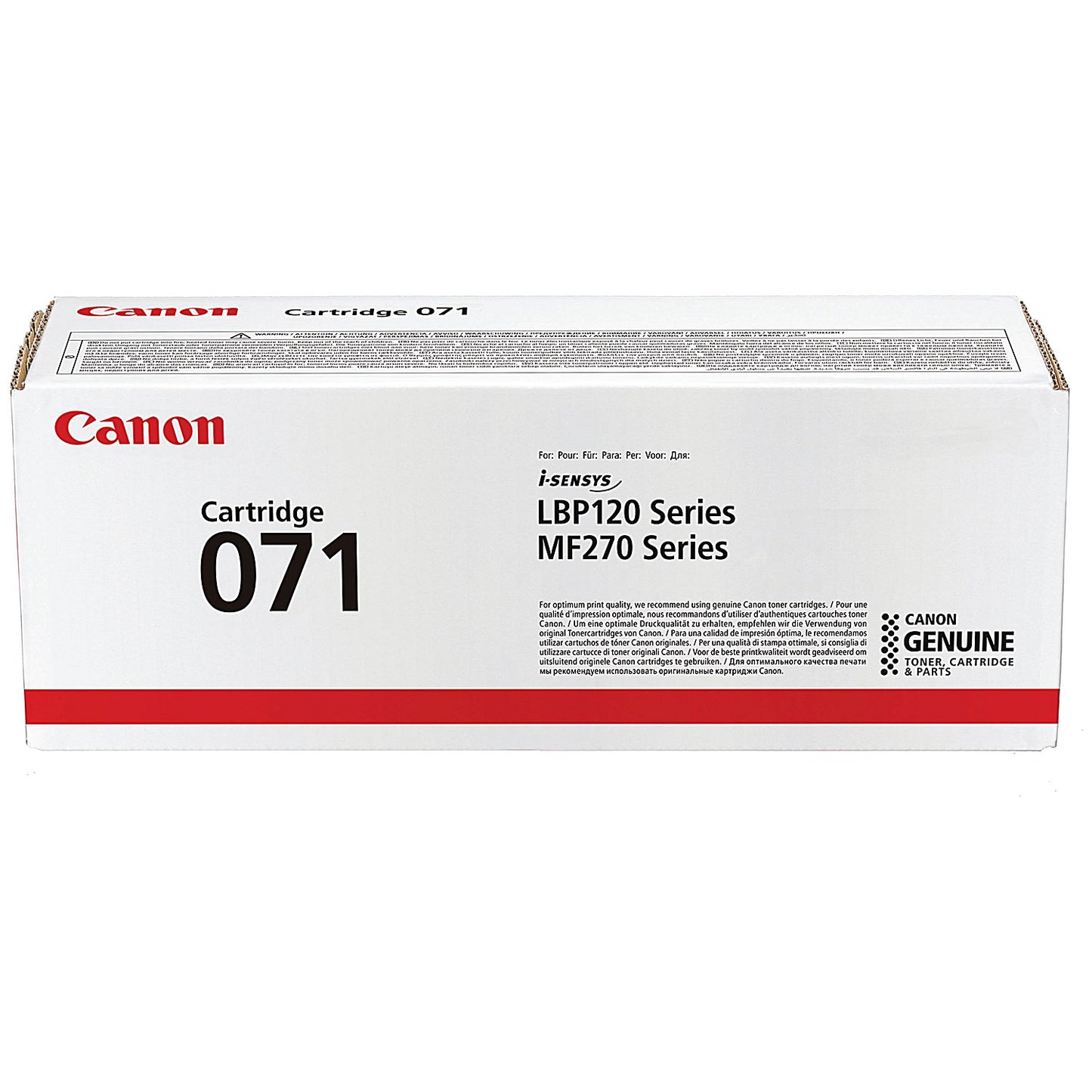 Canon 071 Toner Cartridge, Black