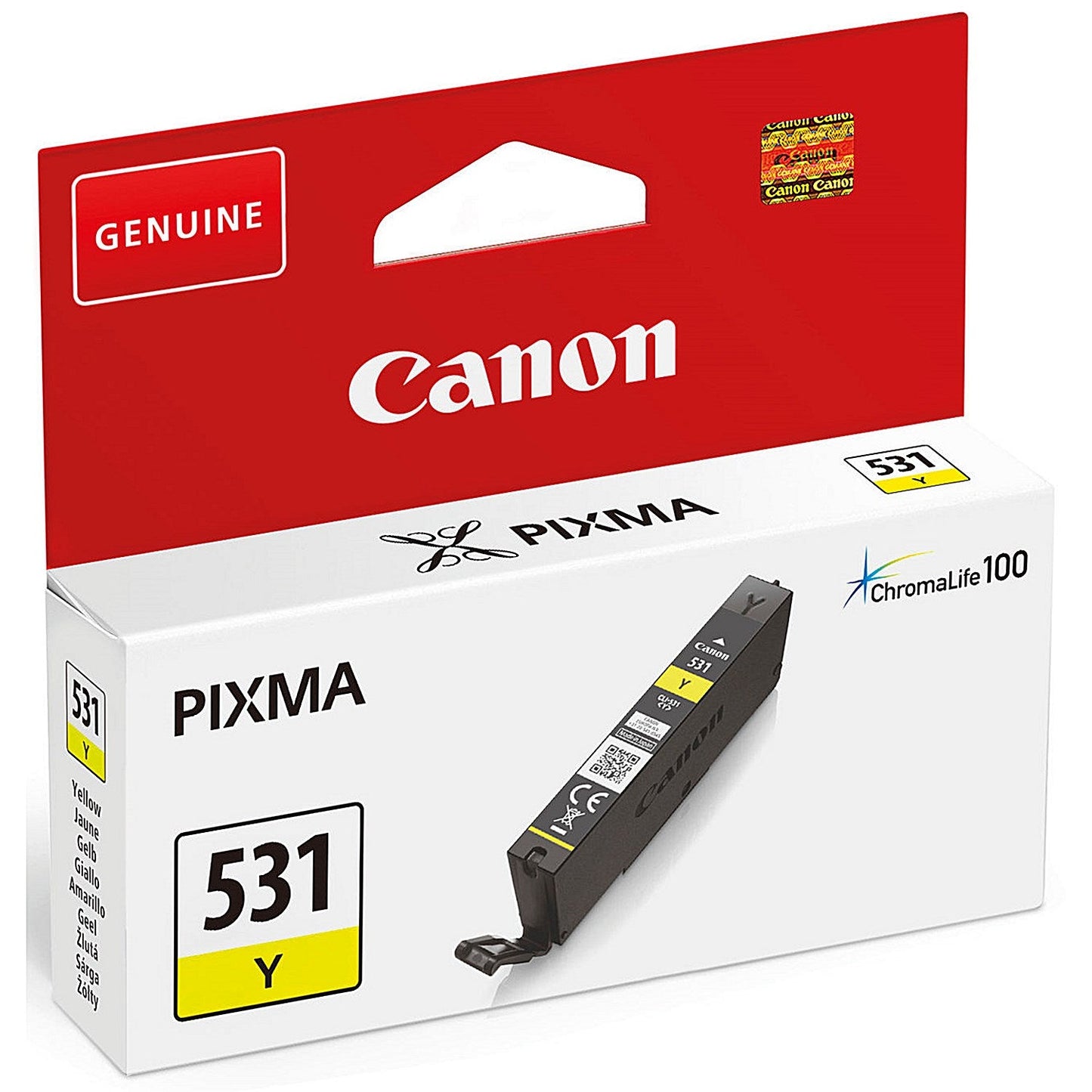 Canon CLI-531Y Ink Cartridge Yellow 6121C001
