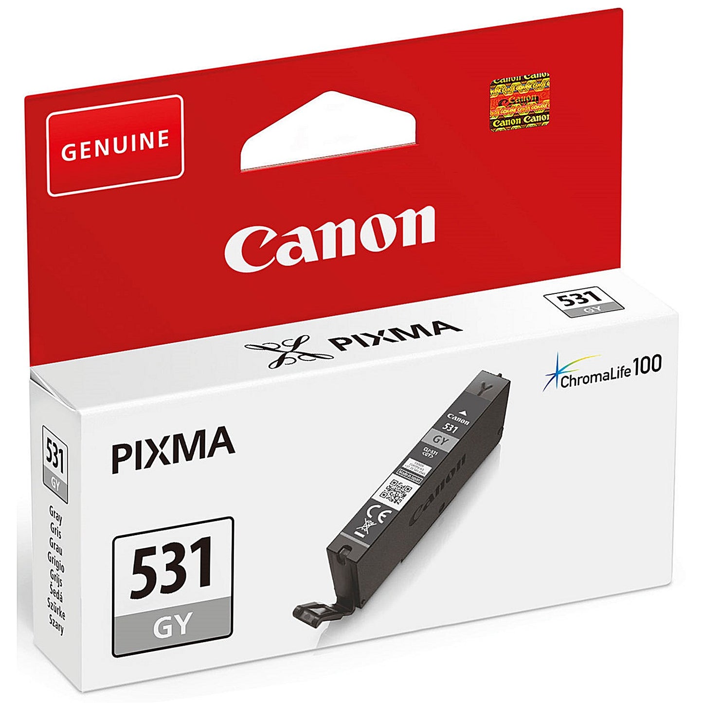Canon CLI-531GY Ink Cartridge Grey 6122C001
