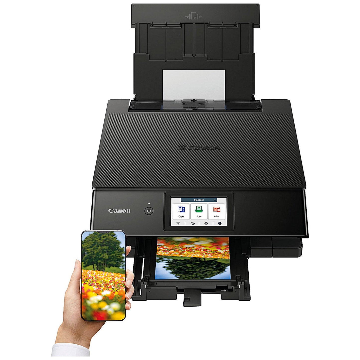 Canon Pixma TS8750 A4 Wireless Multifunctional Colour Inkjet Printer, Black