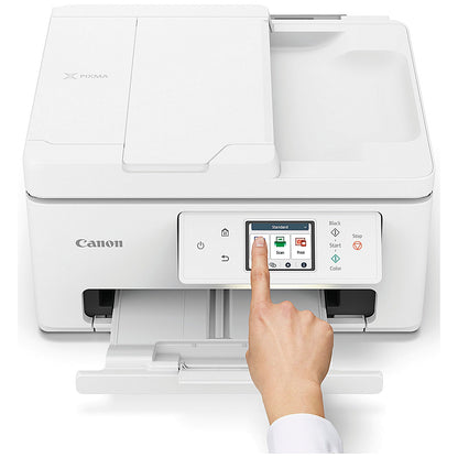 Canon Pixma TS7750I A4 Wireless Multifunctional Colour Inkjet Printer, White