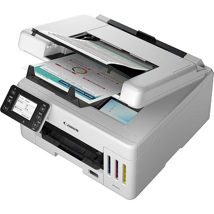 Canon Maxify GX6550 A4 Wireless Multifunction Colour Inkjet Printer, White