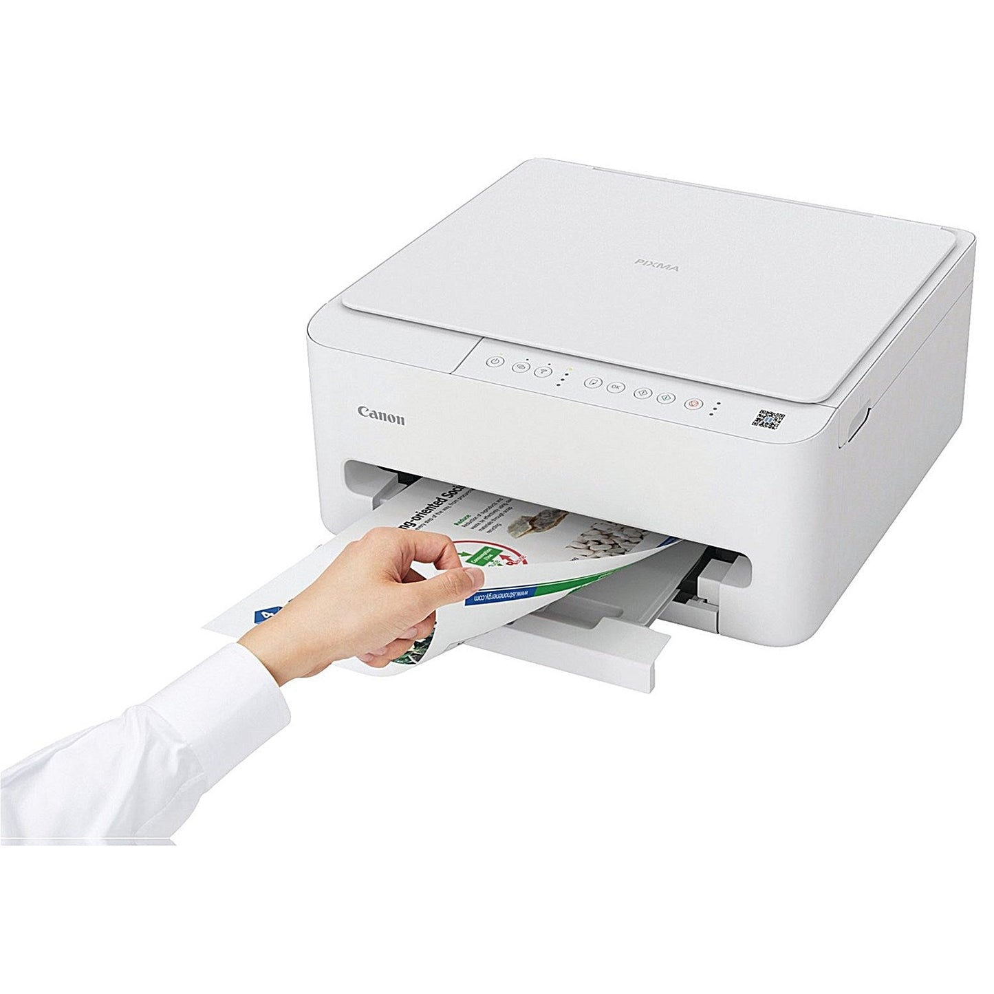 Canon Pixma TS4150i 3-in-1 Wireless Colour Inkjet Printer, White