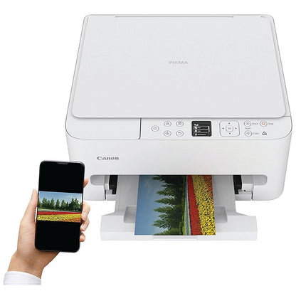 Canon Pixma TS6550i 3-in-1 Wireless Colour Inkjet Printer, White