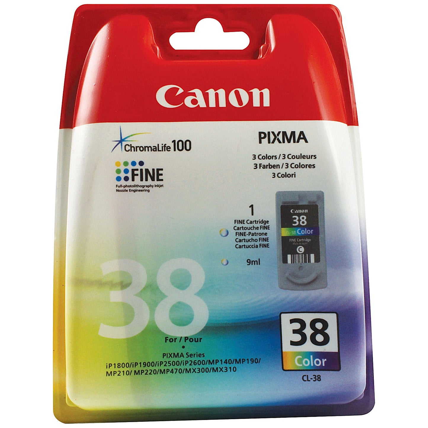 Canon CL-38 Ink Cartridge CMY Colour 2146B001