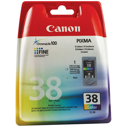 Canon CL-38 Ink Cartridge CMY Colour 2146B001