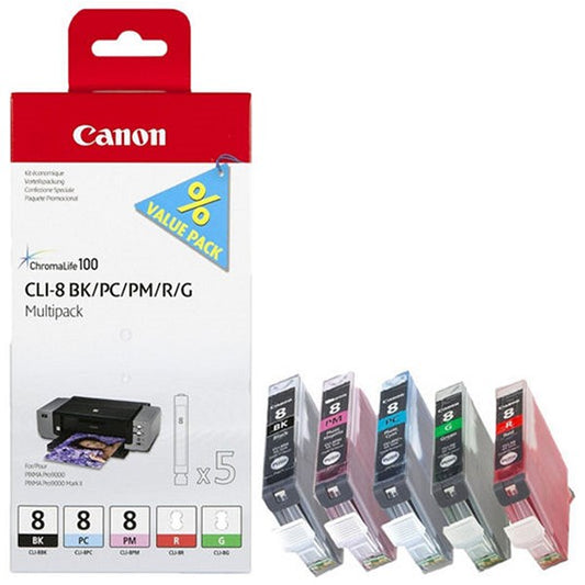 Canon CLI-8 Multi Pack Ink Cartridge 0620B027