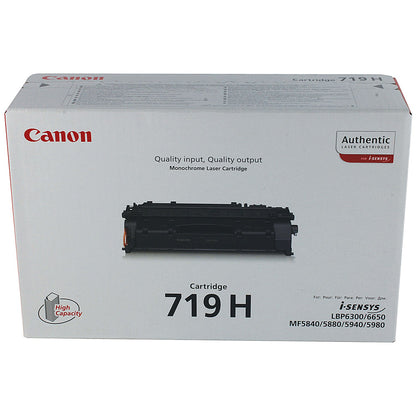 Canon 719H Black High Yield Laser Toner Cartridge