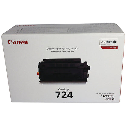 Canon 724 Toner Cartridge Black 3482B002AA