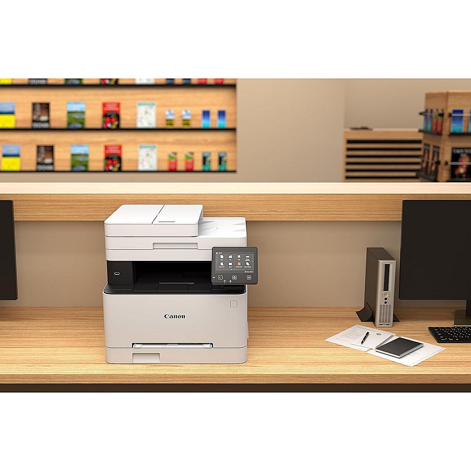 Canon i-Sensys MF651Cw A4 Wireless Multifunction Colour Laser Printer, White Easy2Order : CO67030