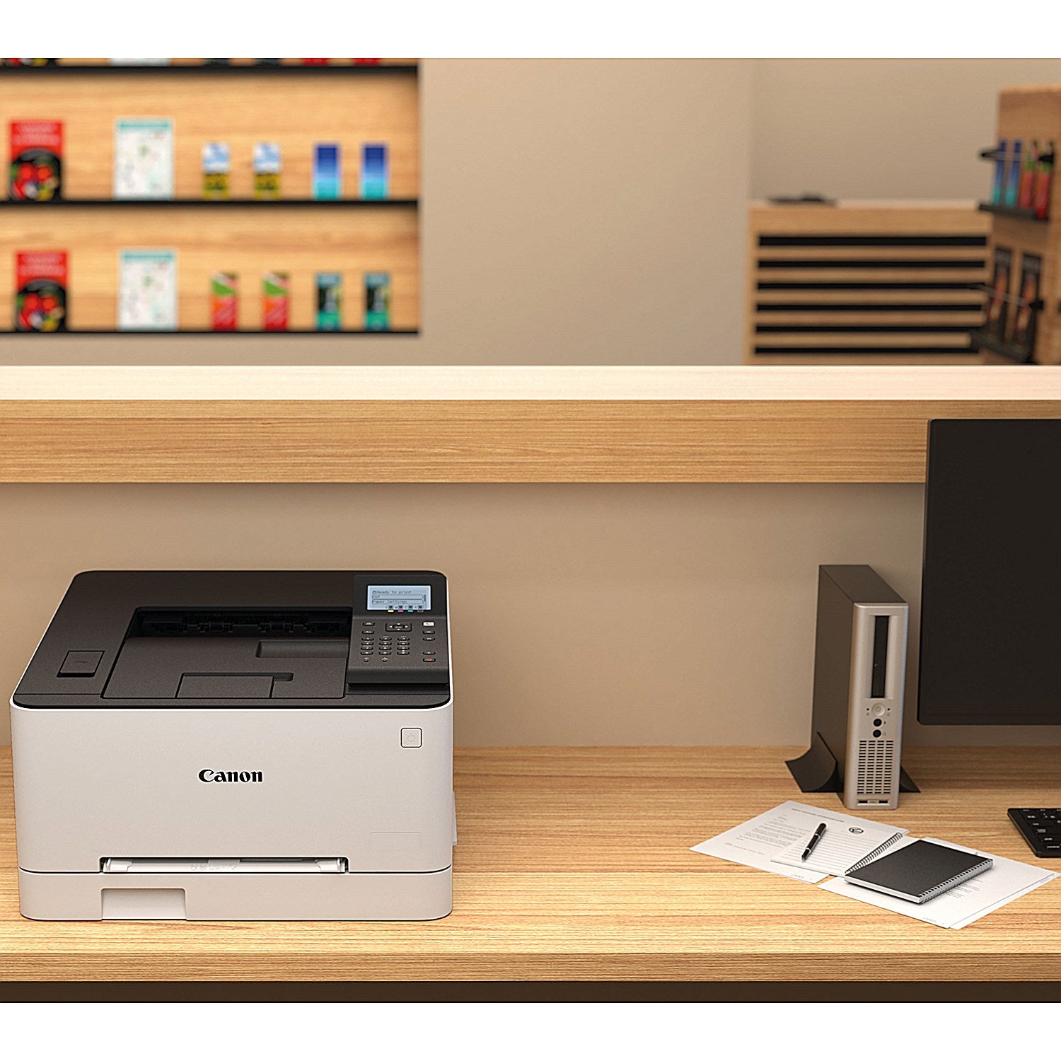 Canon i-Sensys LBP633Cdw A4 Wireless Colour Laser Printer, White