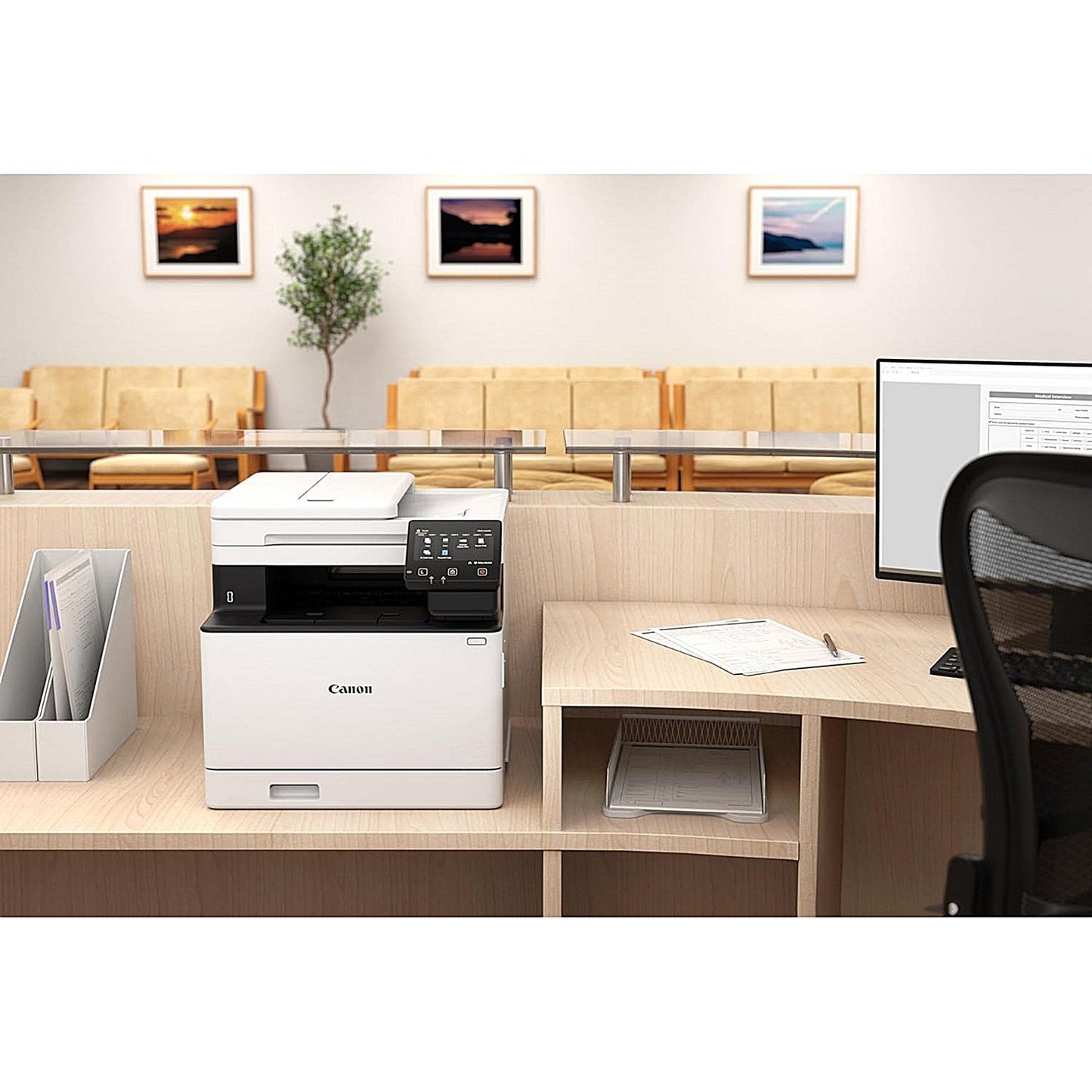 Canon i-Sensys MF754Cdw A4 Wireless Multifunction Colour Laser Printer, White Easy2Order : CO67092