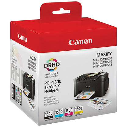 Canon PGI-1500 Ink Cartridges CMYK Multipack 9218B006