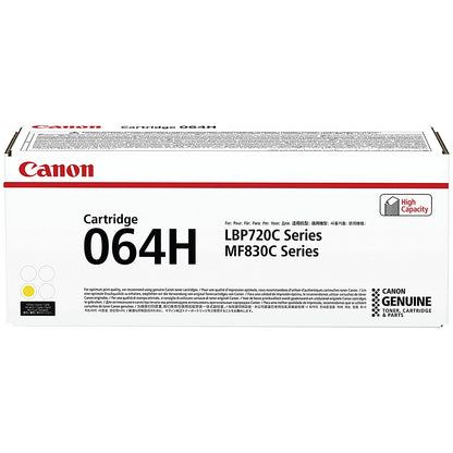 Canon 064H Toner Cartridge High Yield Yellow 4932C001