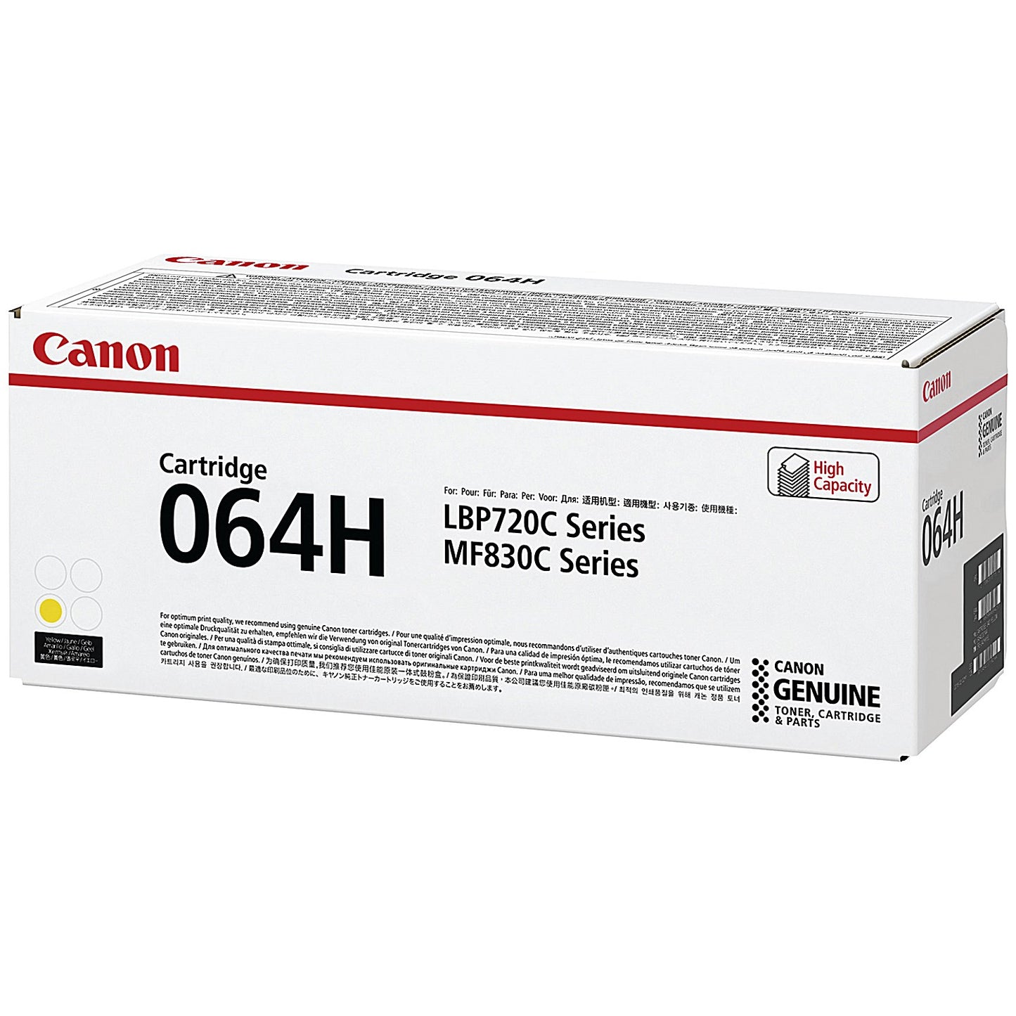 Canon 064H Toner Cartridge High Yield Yellow 4932C001