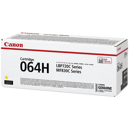 Canon 064H Toner Cartridge High Yield Yellow 4932C001