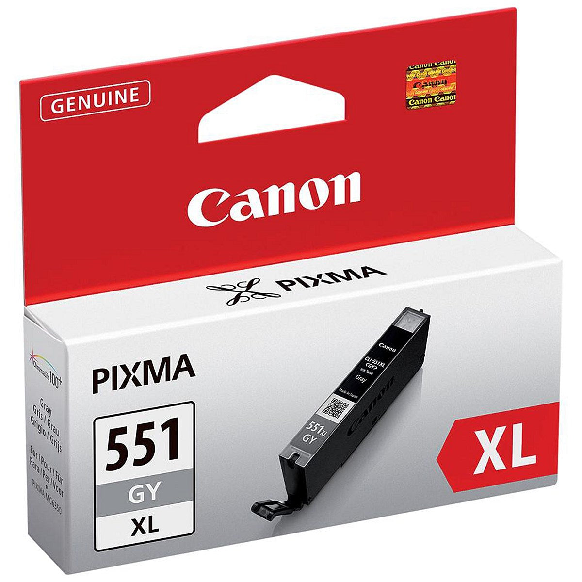 Canon CLI-551XL Grey High Yield Inkjet Cartridge