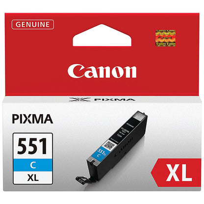 Canon CLI-551XL Cyan High Yield Inkjet Cartridge