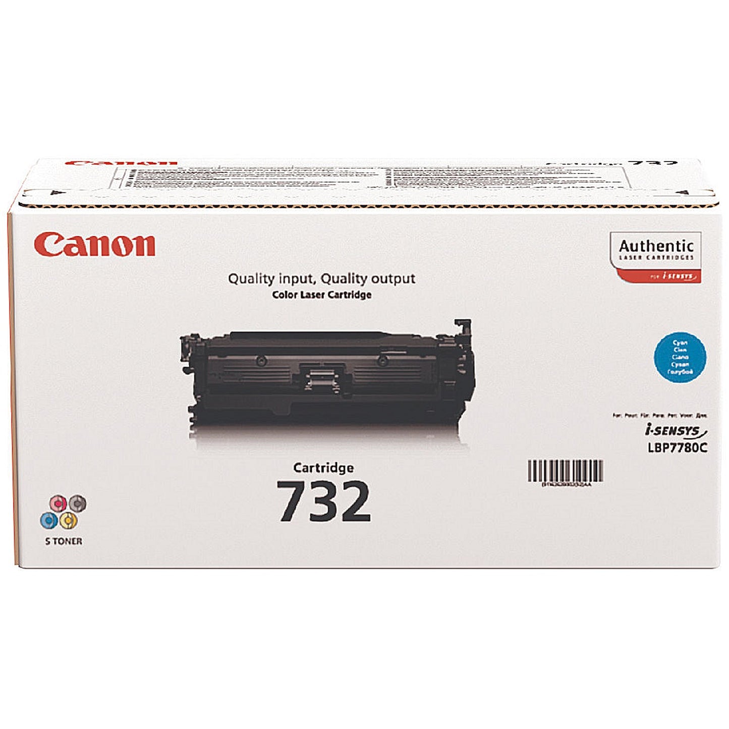 Canon 732C Cyan Toner Cartridge 6262B002