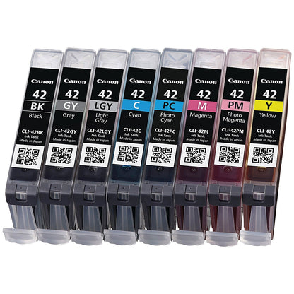 Canon CLI-42 Ink Cartridges CMYK/GY/LGY/PC/PM Multipack 6384B010