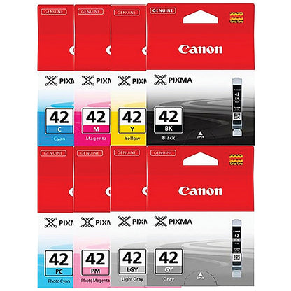 Canon CLI-42 Ink Cartridges CMYK/GY/LGY/PC/PM Multipack 6384B010 Easy2Order : CO97419