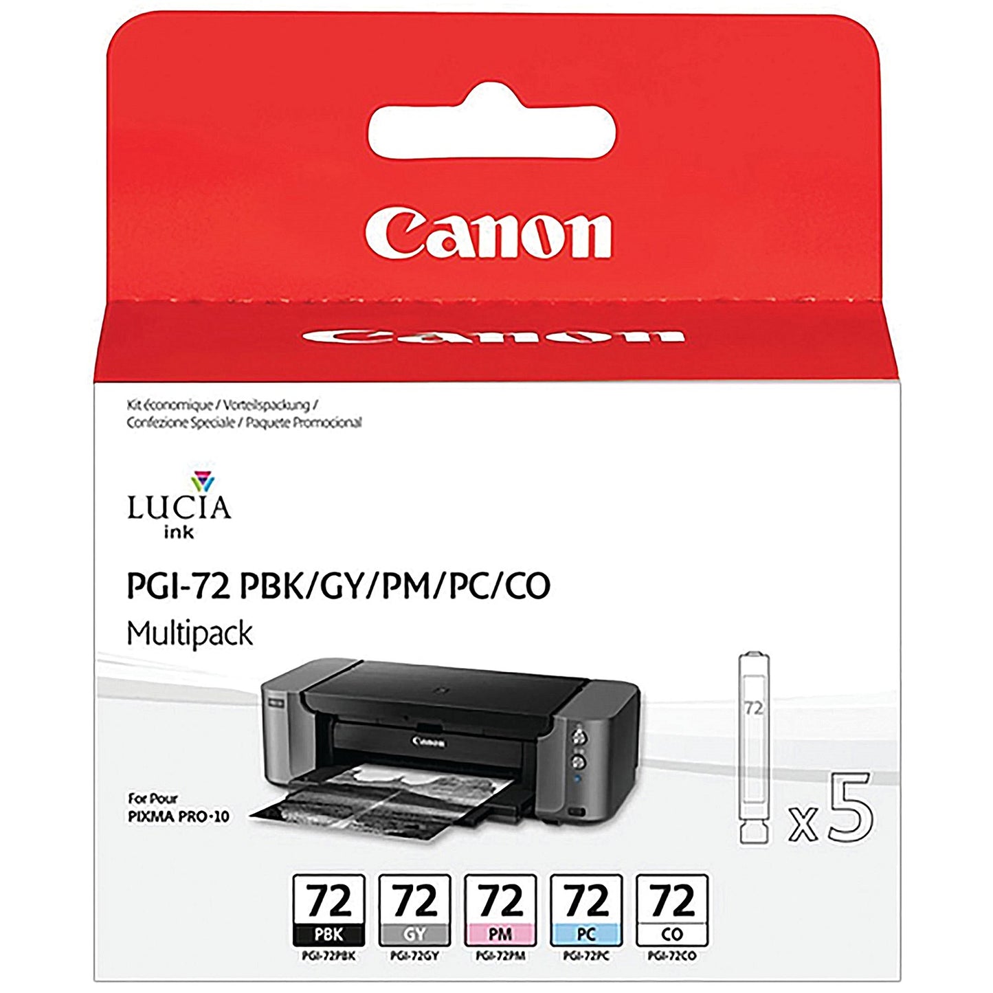 Canon PGI-72 Ink Cartridges PBK/GY/PM/PC/CO Multipack 6403B007